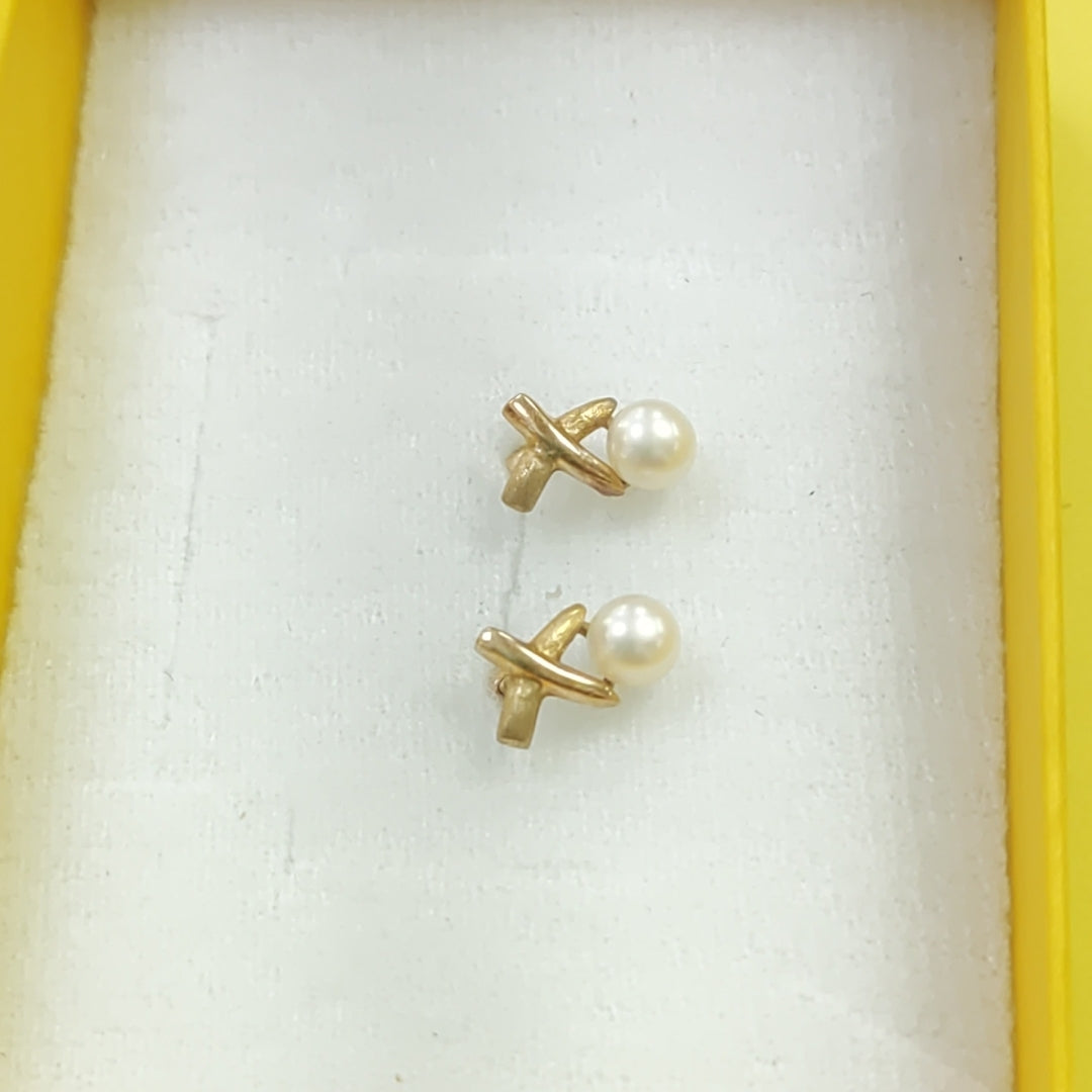 BROQUELES PAR ORO 14 K 1.5 GRMS (SEMINUEVO)