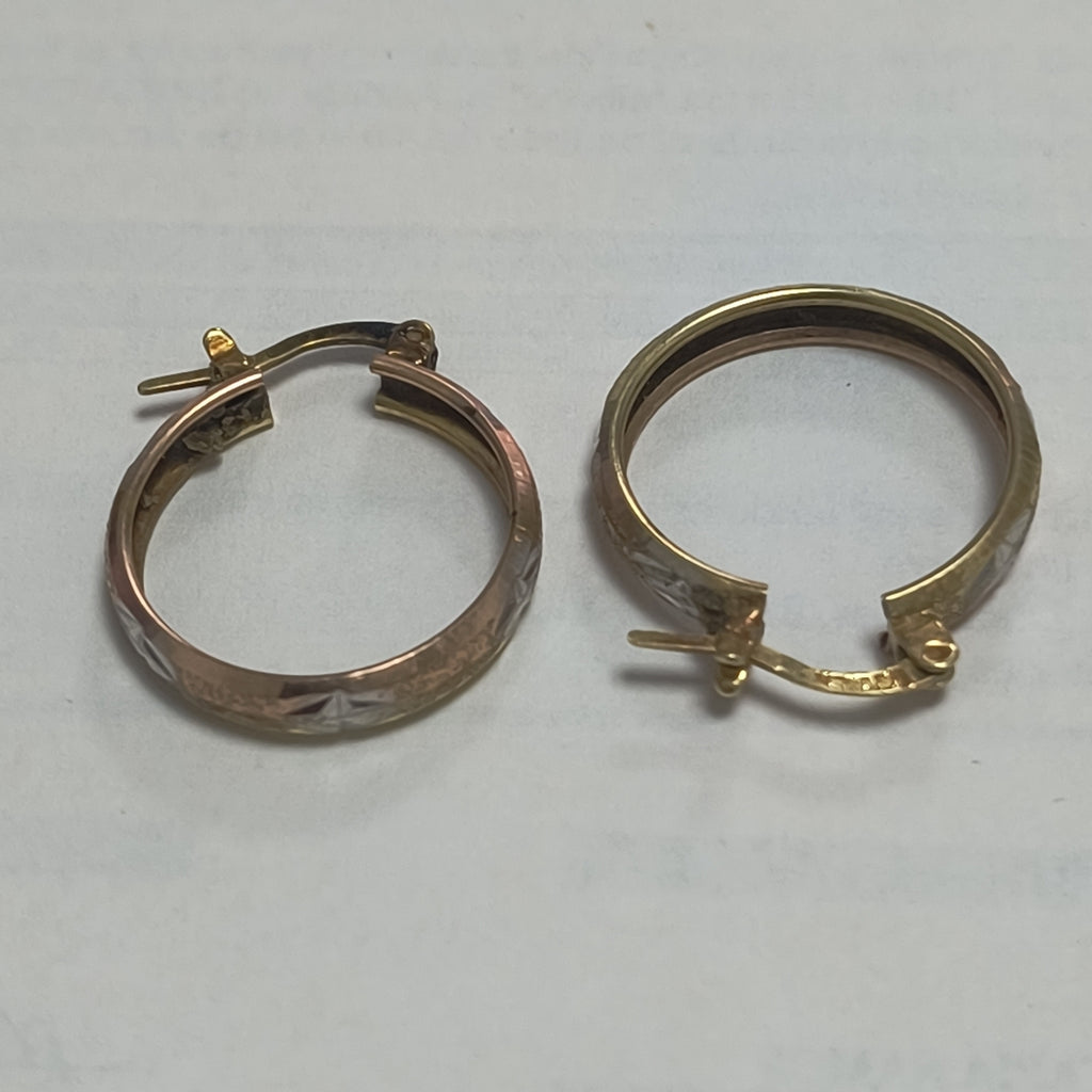 ARETES PAR ORO 14 K 2.2 GRMS (SEMINUEVO)