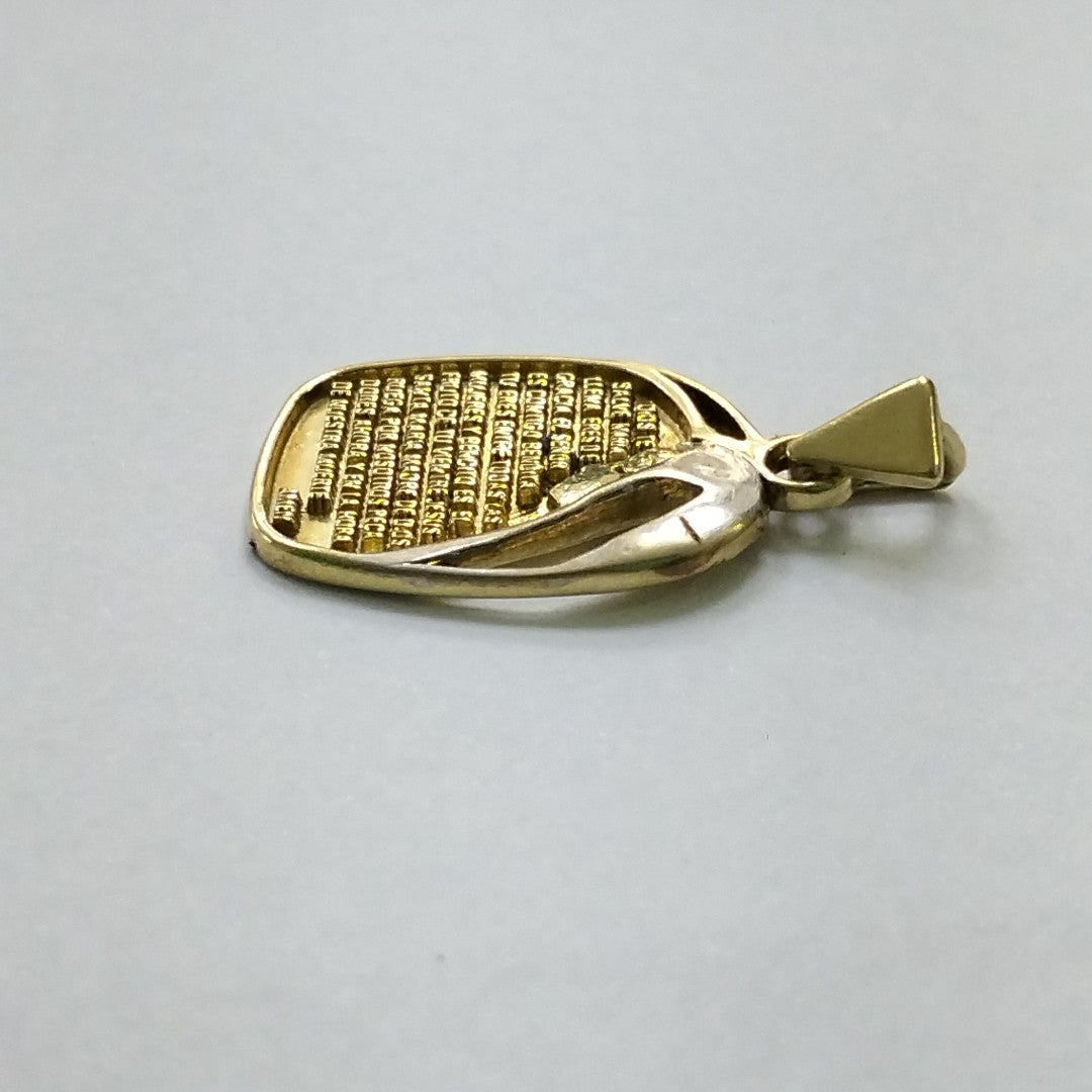 DIJE ORO,ORO BLANCO 14 K 3,30 GRMS (SEMINUEVO)