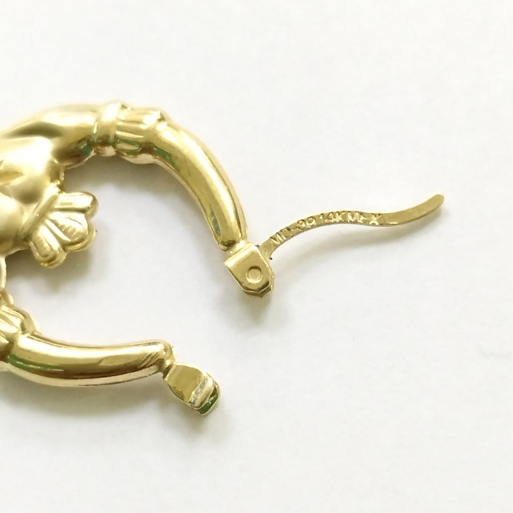 ARRACADAS PAR ORO 14 K 1,70 GRMS (SEMINUEVO)