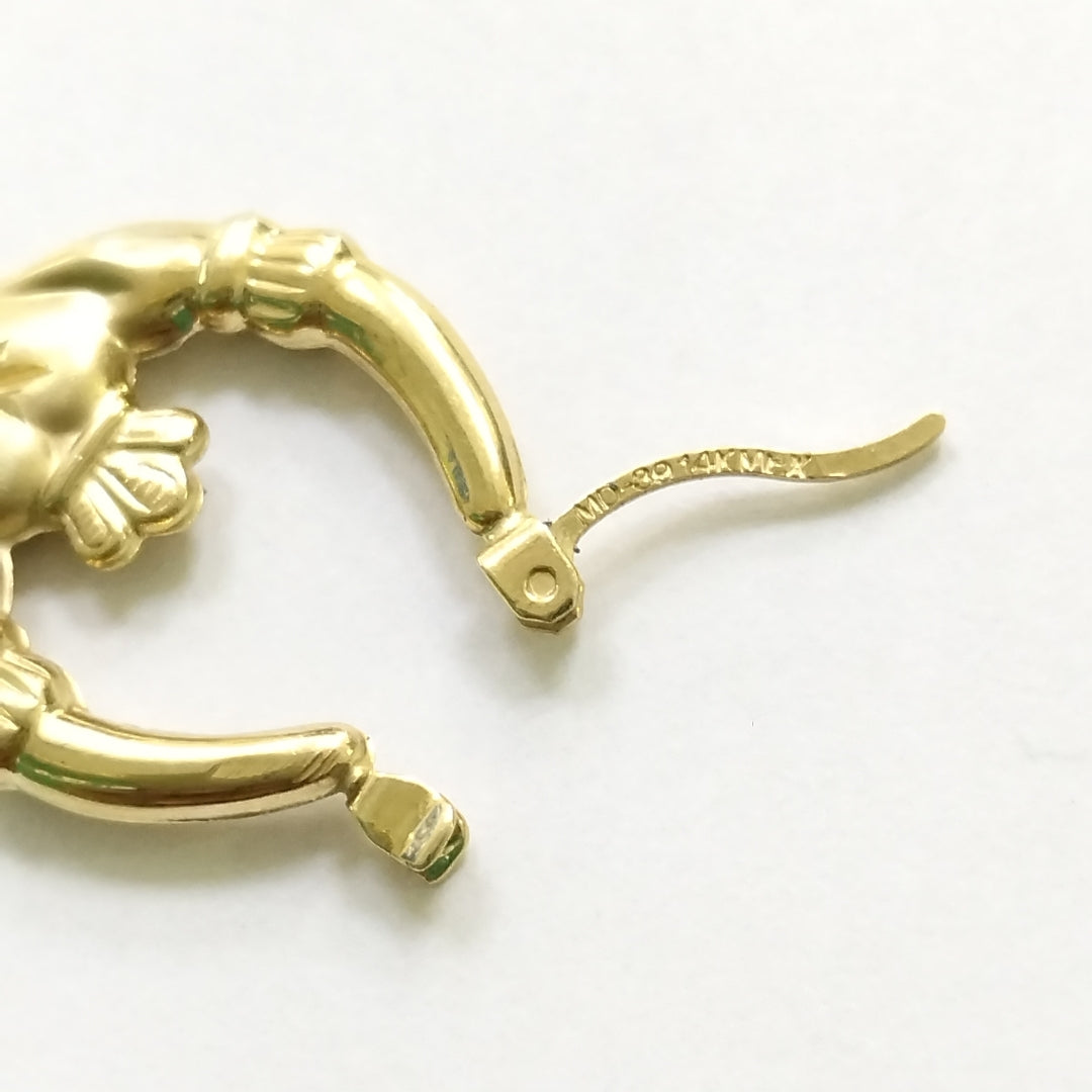 ARRACADAS PAR ORO 14 K 1,70 GRMS (SEMINUEVO)