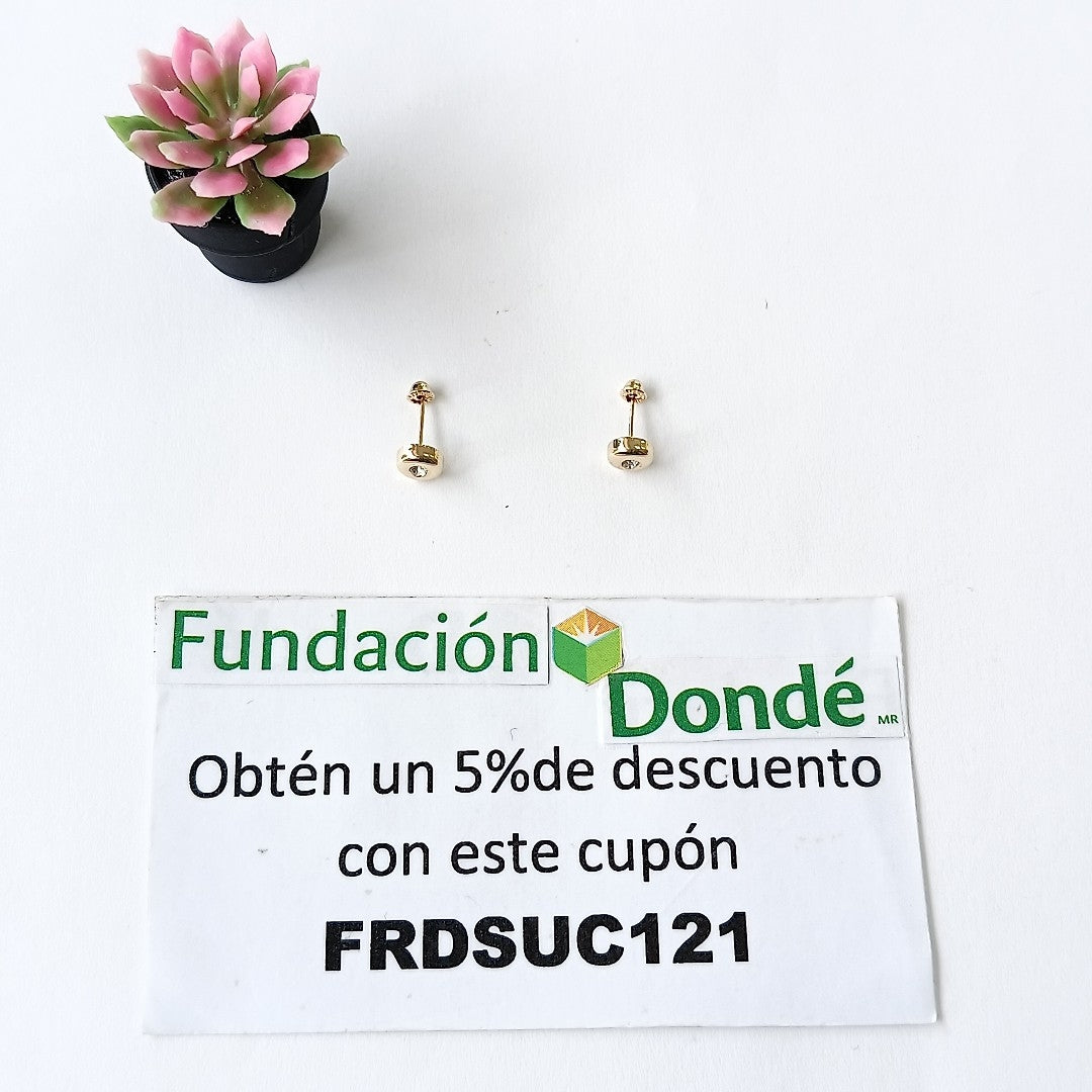 BROQUELES BROQUEL C CIRCONIA 14K 0.27 GR (NUEVO)