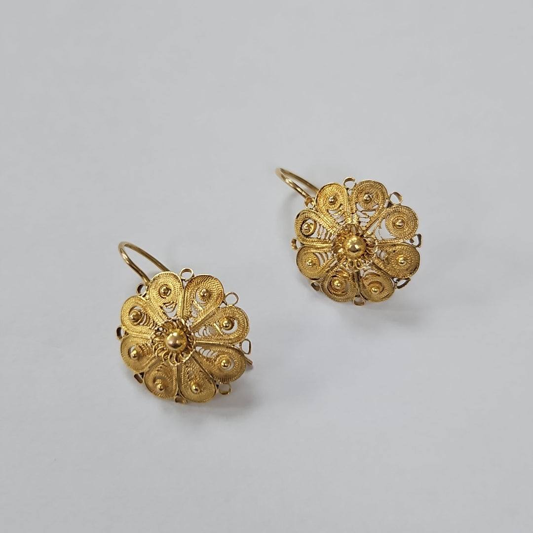 ARETES PAR ORO 10 K 3.3 GRMS (SEMINUEVO)