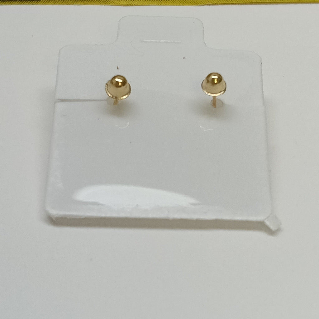 BROQUELES BROQUEL FIG MOÑO C CIRCONIA 14K 0.2441 GR (NUEVO)