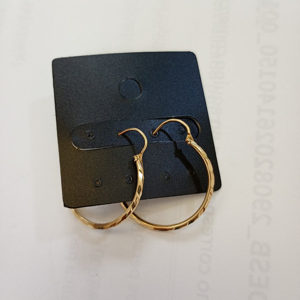 ARRACADAS PAR ORO 14 K 2.2 GRMS (SEMINUEVO)