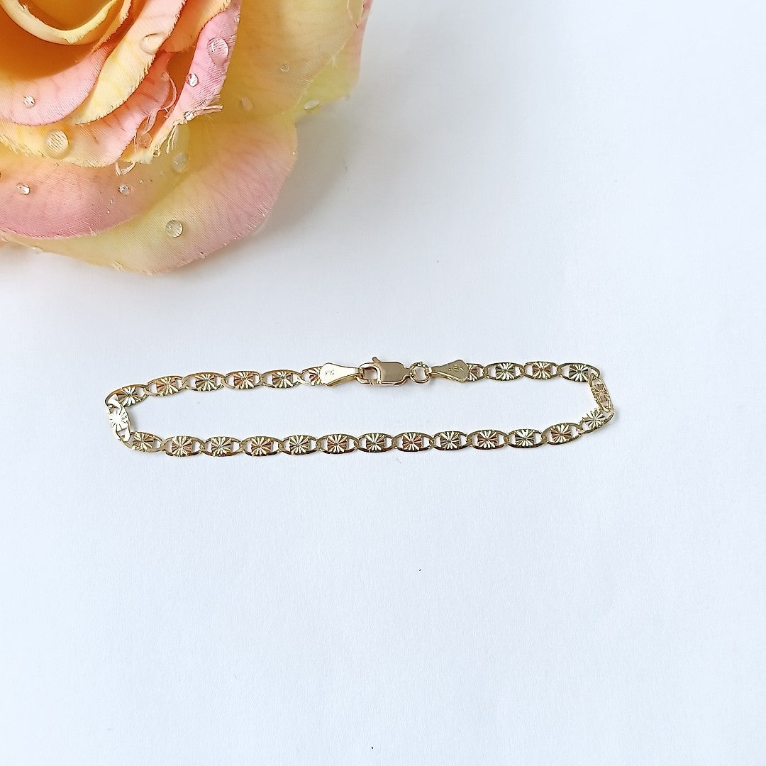 PULSERA GUCHI 14K 18 CM 2.8 GR (NUEVO)