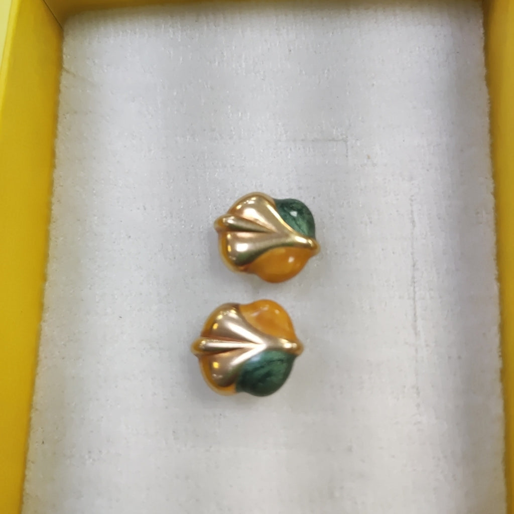 ARETES PAR ORO 14 K 1.8 GRMS (SEMINUEVO)