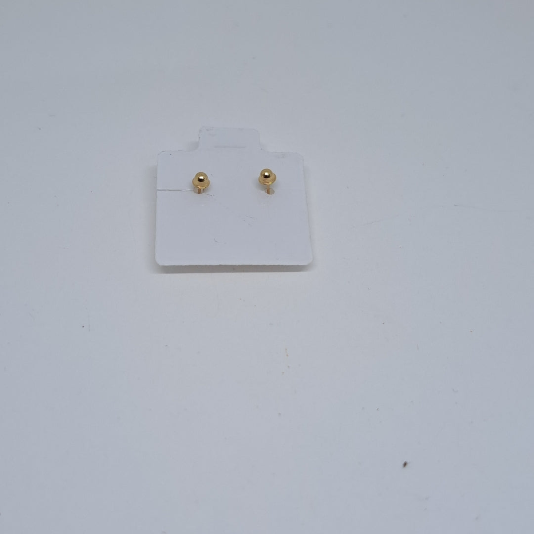 BROQUELES BROQUEL FIG CORAZON C CIRCONIA 14K 0.2603 GR (NUEVO)