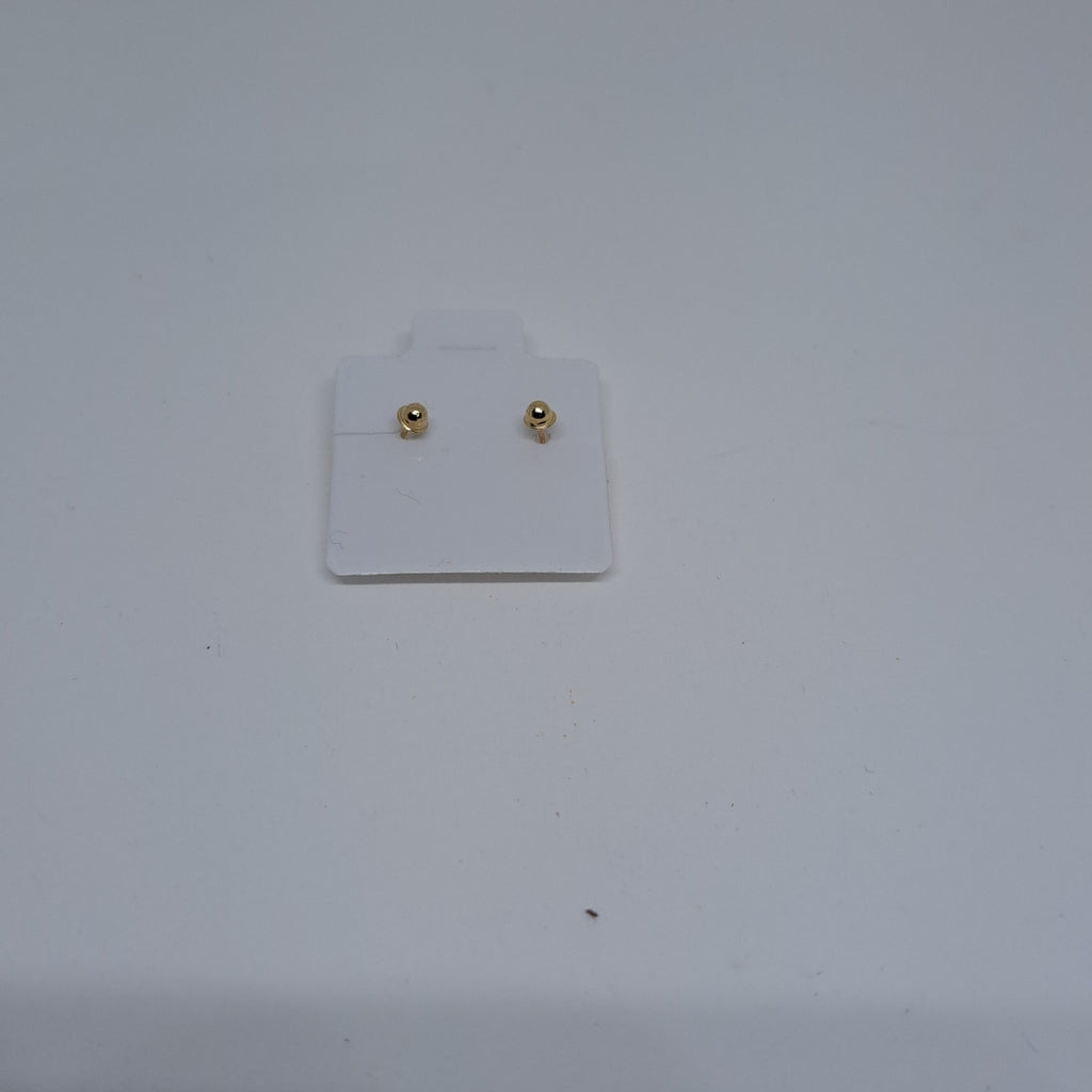 BROQUELES BROQUEL FIG SONRISA ESMALTE AMARILLO 14K 0.2074 GR (NUEVO)