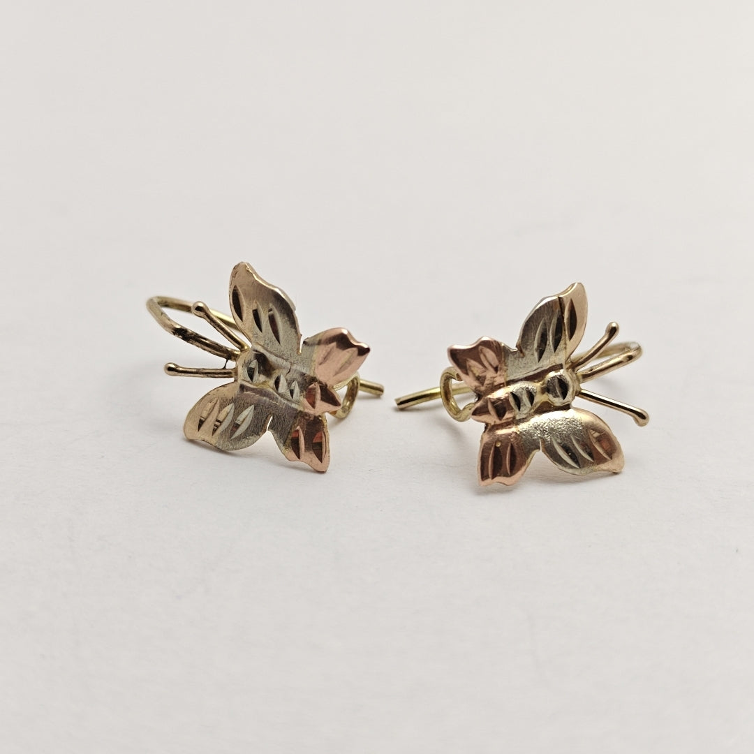 ARETES PAR ORO 10 K 1.2 GRMS (SEMINUEVO)