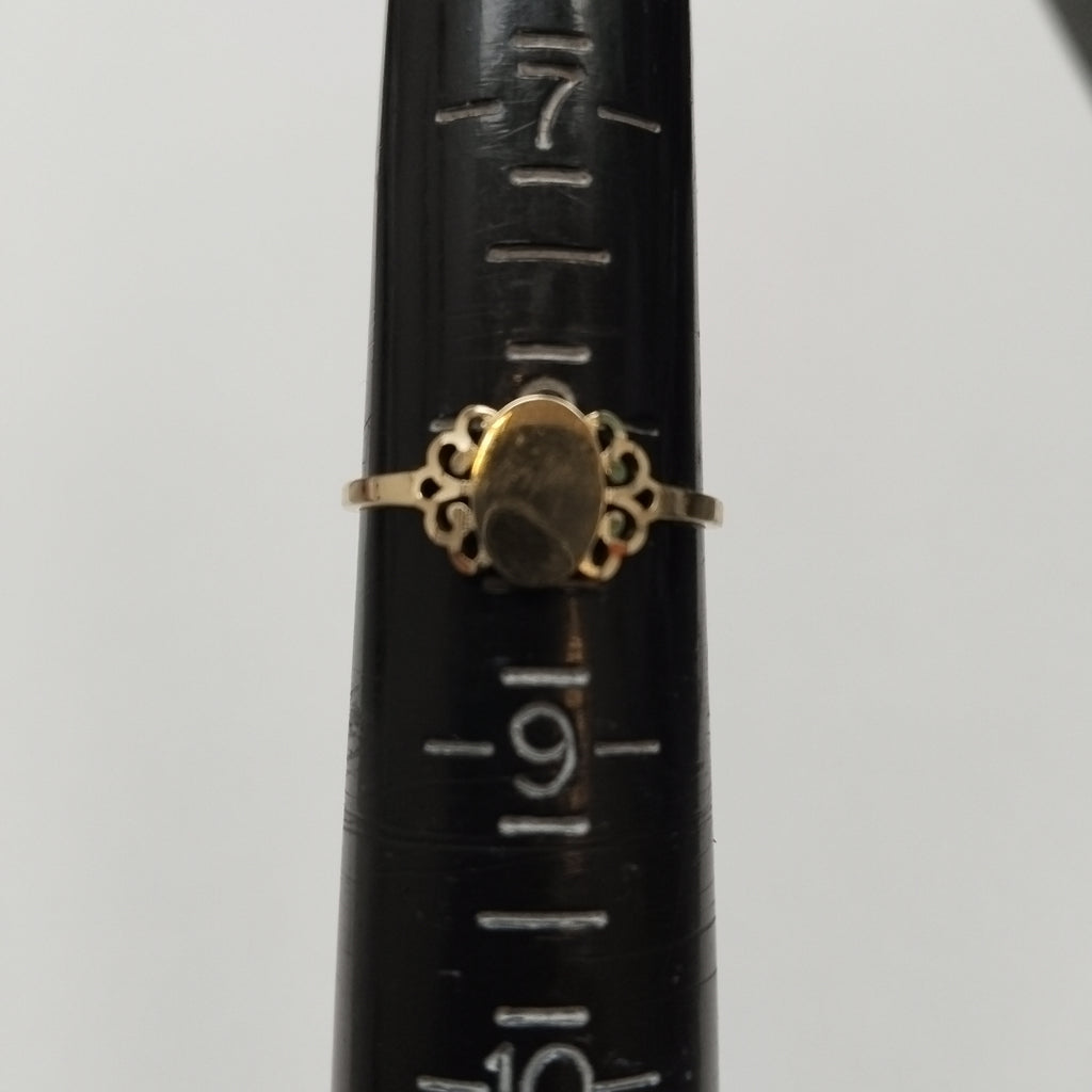 ANILLOS ANILLITO 10K TALLA 8 1 GR (NUEVO)