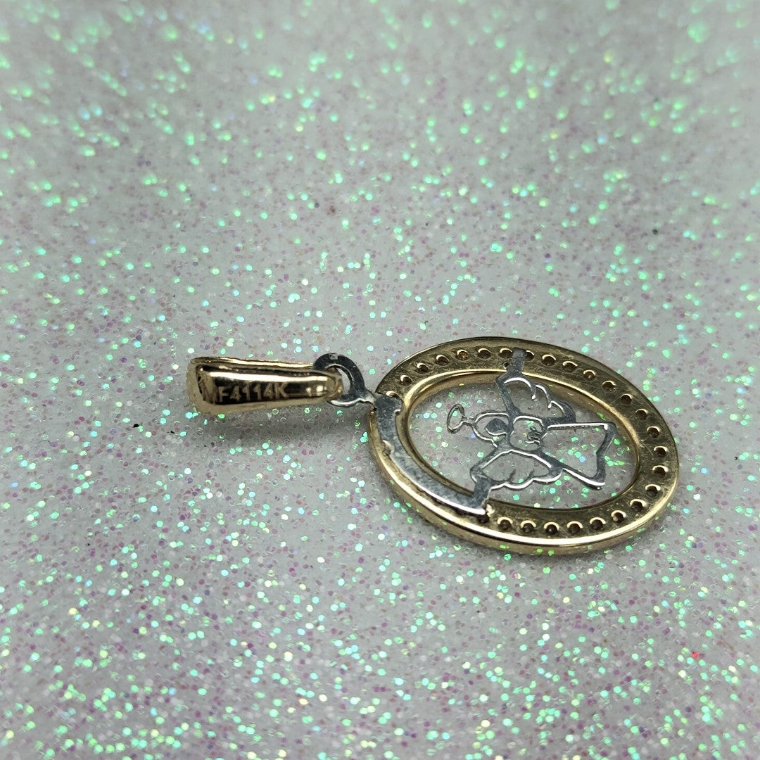 DIJE ORO COMBINADO 14 K 1,20 GRMS (SEMINUEVO)