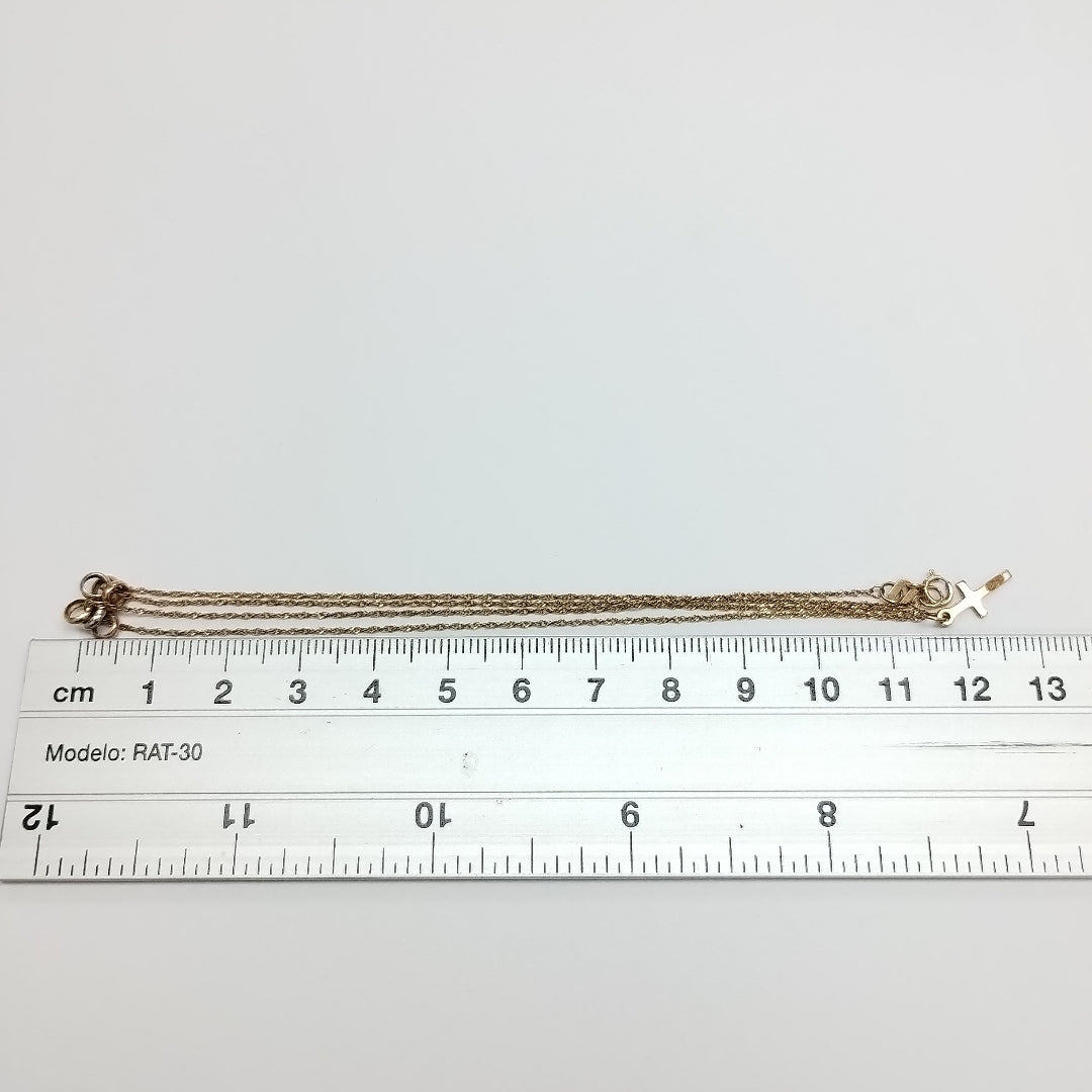 CADENA ORO 10 K 1,40 GRMS (SEMINUEVO)