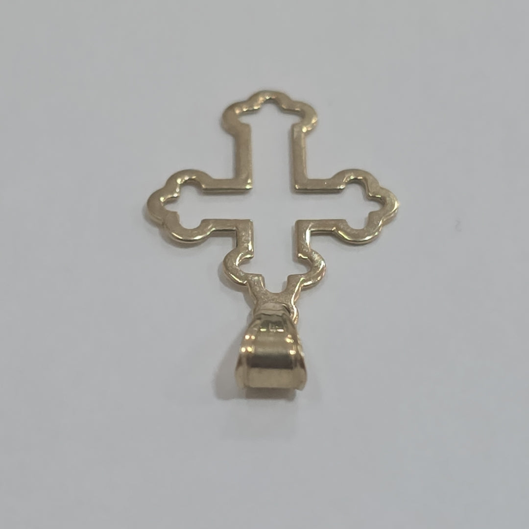 CRUZ, DIJE ORO 14 K 0.7 GRMS (SEMINUEVO)