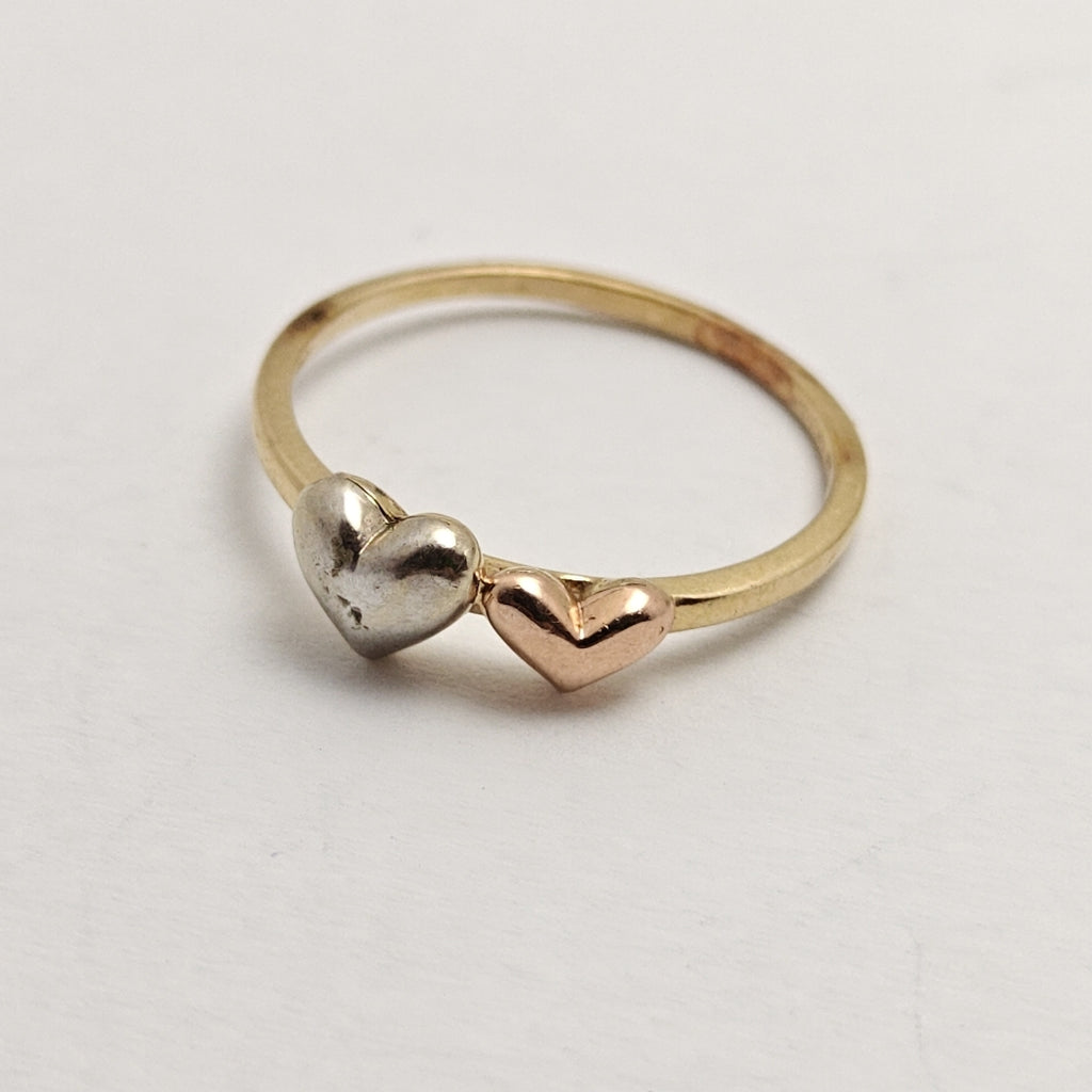 ANILLITO ORO COMBINADO 14 K 1,40 GRMS (SEMINUEVO)