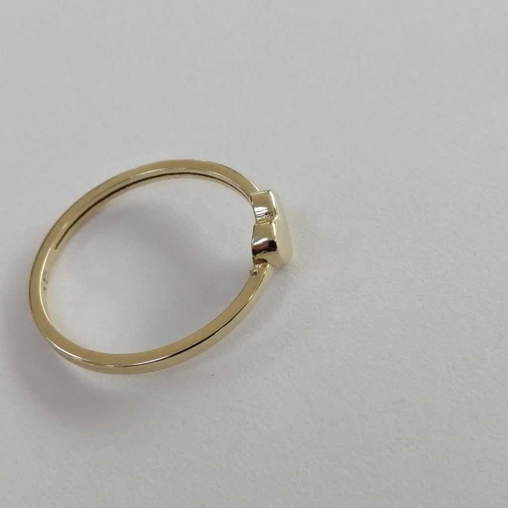 ANILLOS ANILLITO FIG CORAZON 10K TALLA 7 1.1 GR (NUEVO)