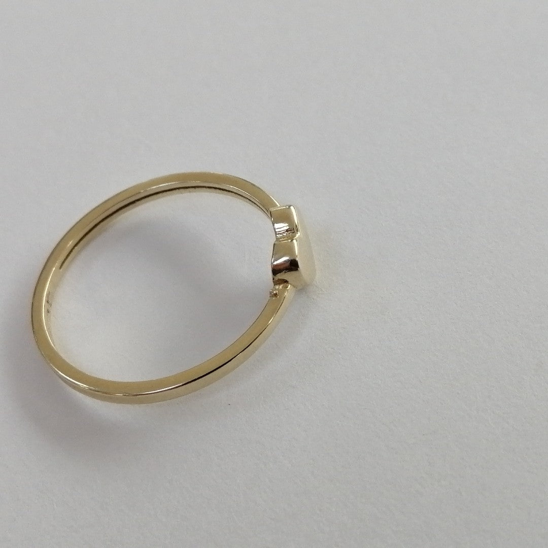 ANILLOS ANILLITO FIG CORAZON 10K TALLA 7 1.1 GR (NUEVO)