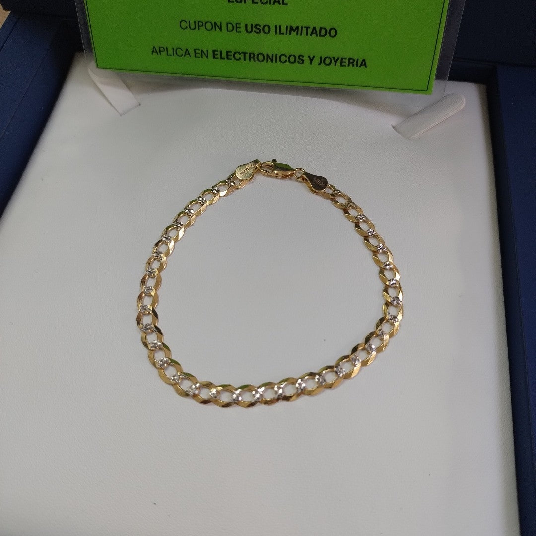 PULSERA BARBADA 14K 21 CM 6.3 GR (NUEVO)