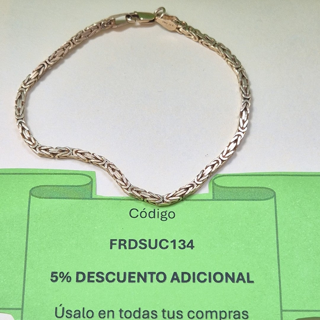 PULSERA ORO 14 K 7.9 GRMS (SEMINUEVO)