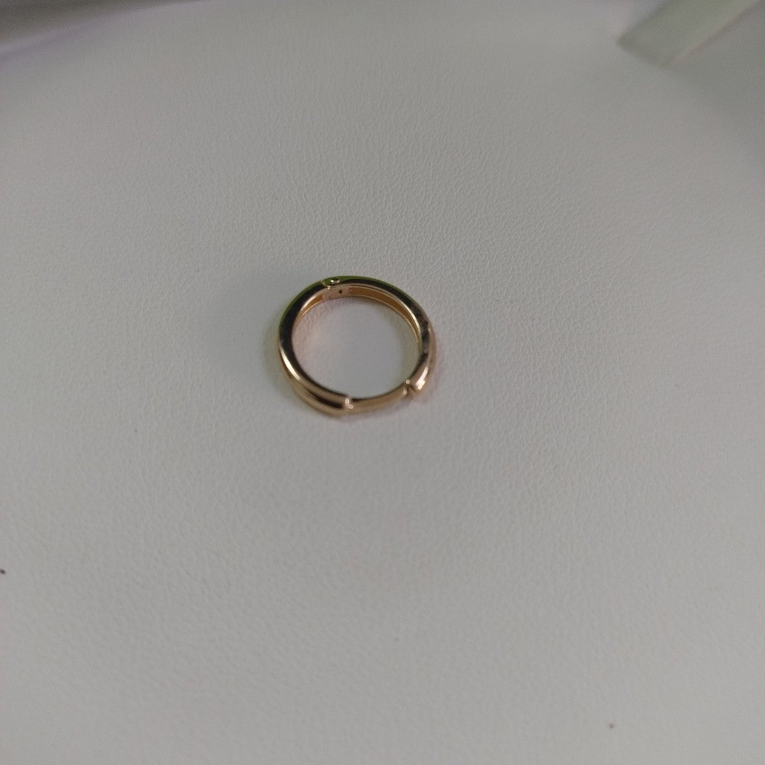 ARETES HUGGIES LISAS 14K 1.5 GR (NUEVO)