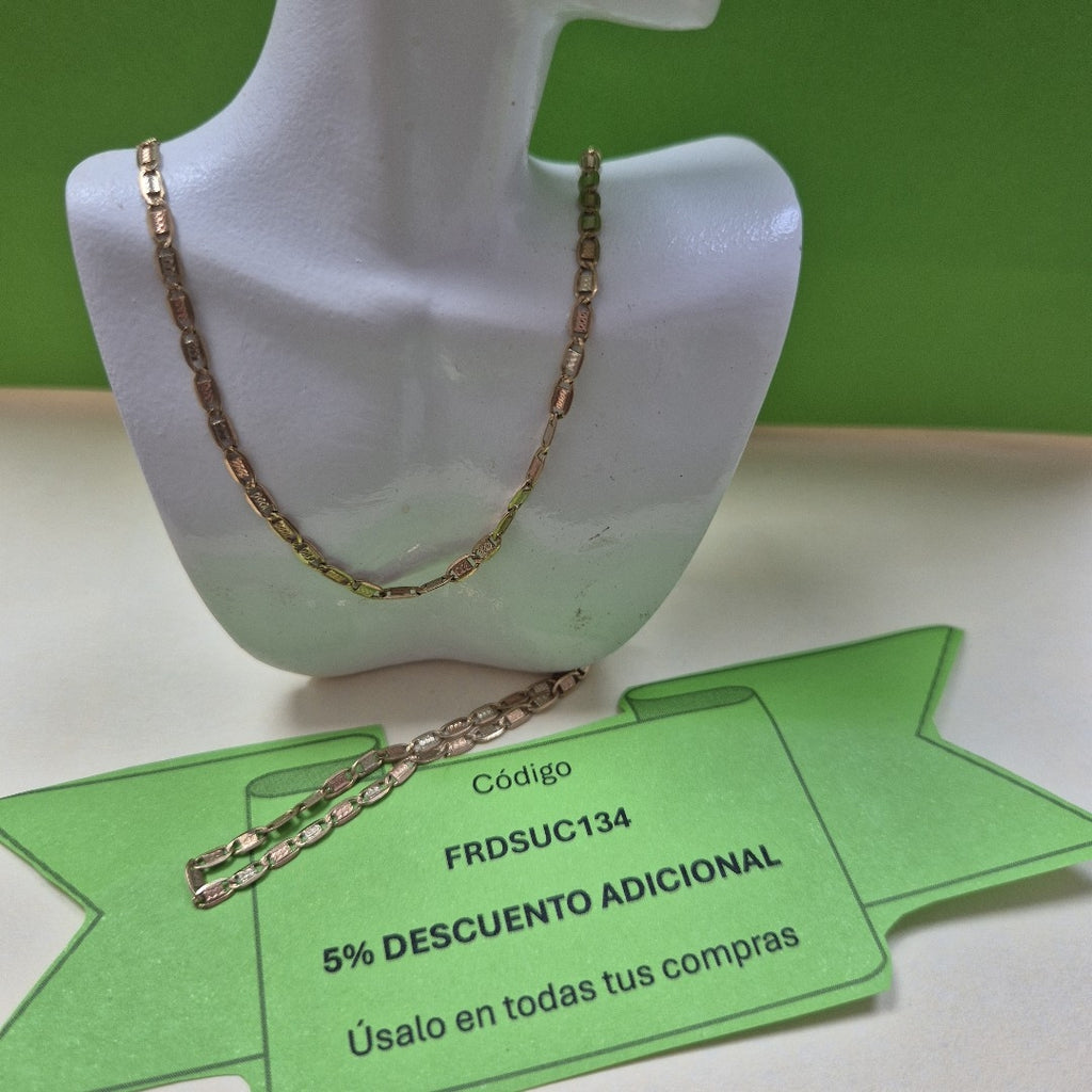 CADENA ORO 10 K 5.2 GRMS (SEMINUEVO)