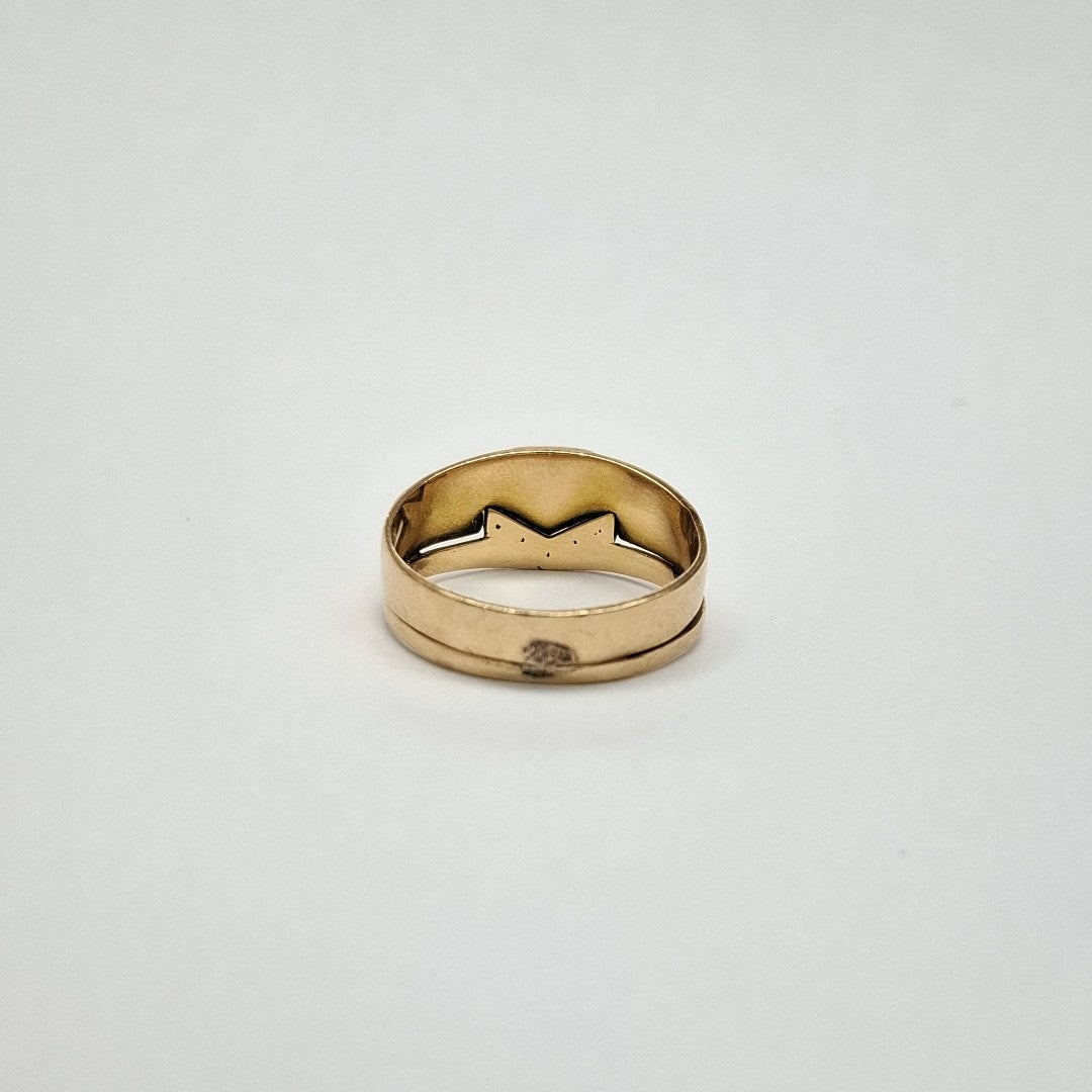 ANILLO DE GRADUACIÓN ORO 14 K 4.7 GRMS (SEMINUEVO)