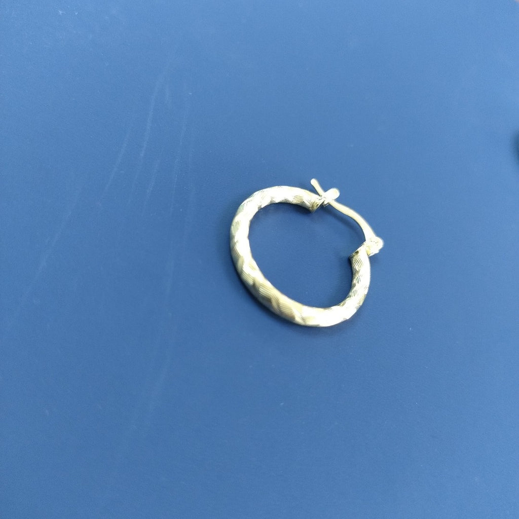ARETES ARRACADAS LABRADAS 14K 2.2 GR (NUEVO)