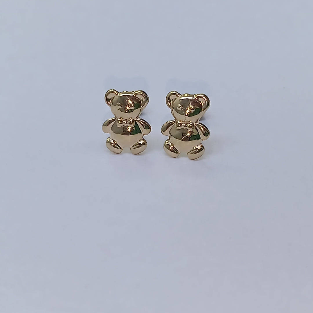 BROQUELES BROQUEL FIG OSO 14K 0.2592 GR (NUEVO)
