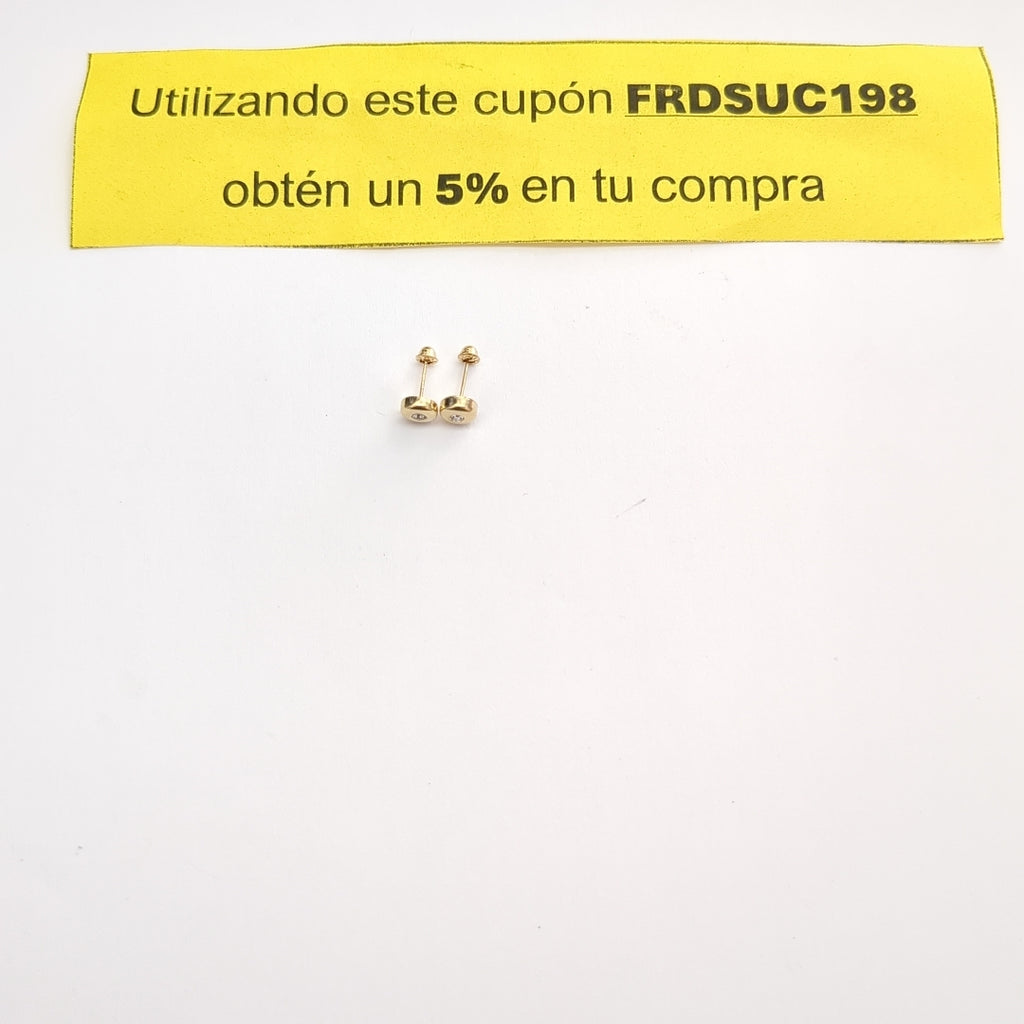 BROQUELES BROQUEL C CIRCONIA 14K 0.27 GR (NUEVO)