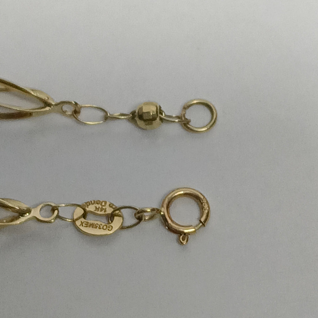 PULSERA ESPECIAL 14K 18 CM 2.1 GR (NUEVO)