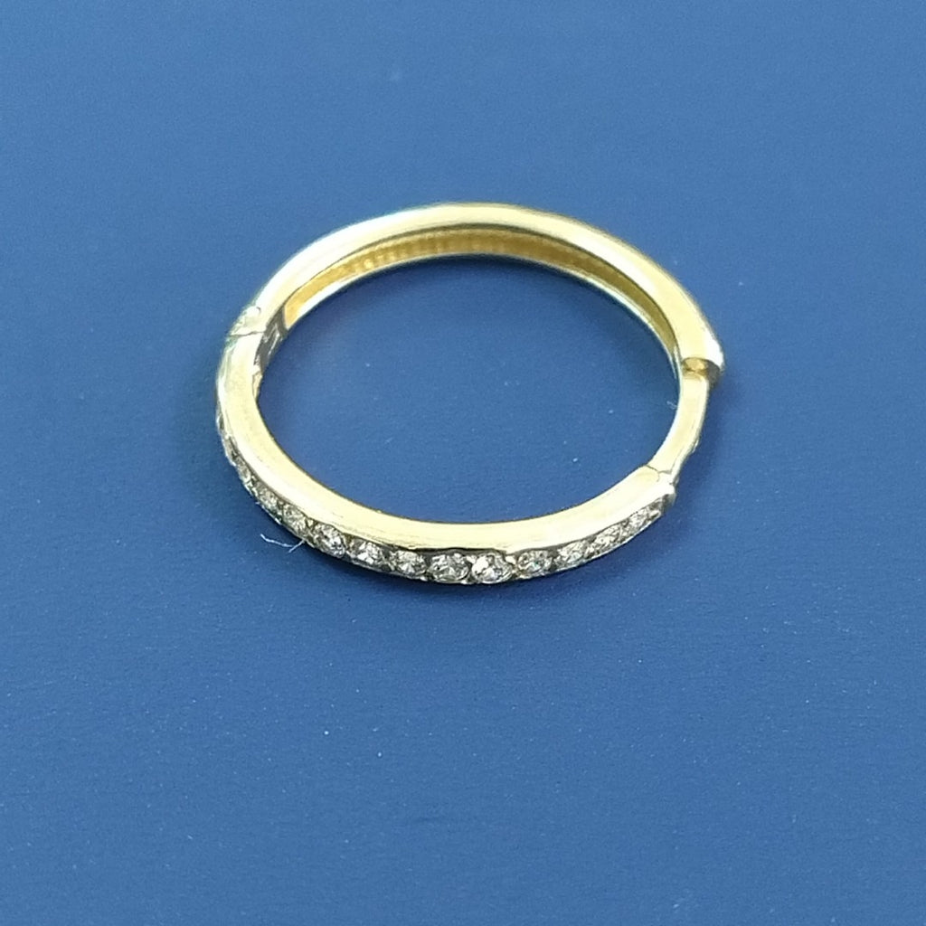 ARETES ARRACADAS C CIRCONIAS 14K 2 GR (NUEVO)