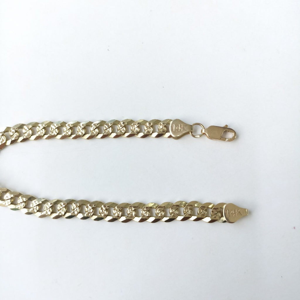 PULSERA BARBADA 14K 21 CM 19.6 GR (NUEVO)