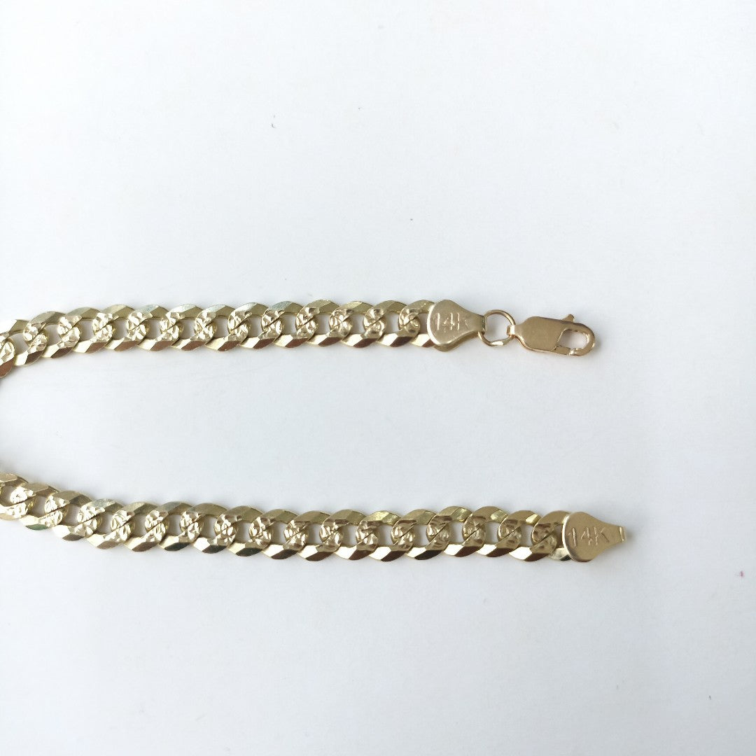 PULSERA BARBADA 14K 21 CM 19.6 GR (NUEVO)