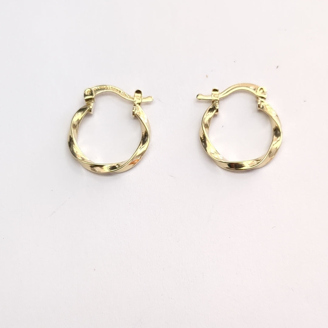 ARETES ARRACADAS TORZAL 14K 1.2 GR (NUEVO)
