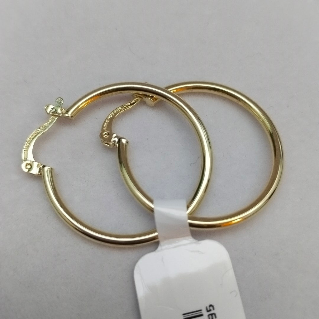 ARETES TEJIDO ARRACADAS LISAS 14K 1.4 GR (NUEVO)