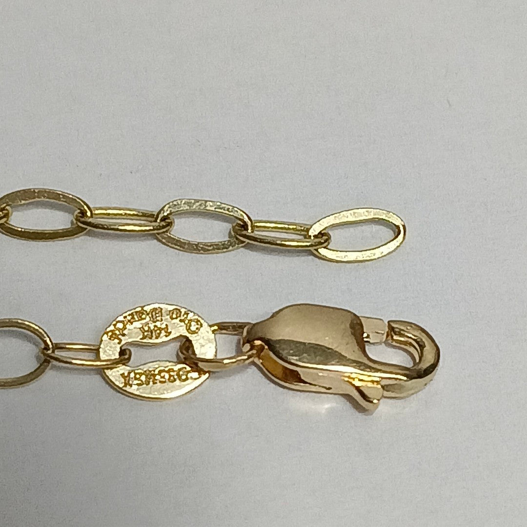 PULSERA ESPECIAL 14K 21 CM 1.8 GR (NUEVO)