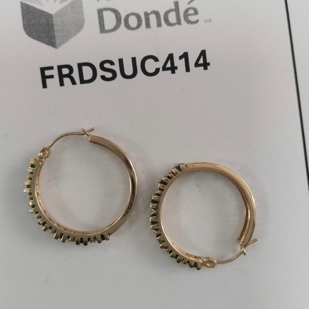 ARRACADAS PAR ORO 14 K 4.1 GRMS (SEMINUEVO)