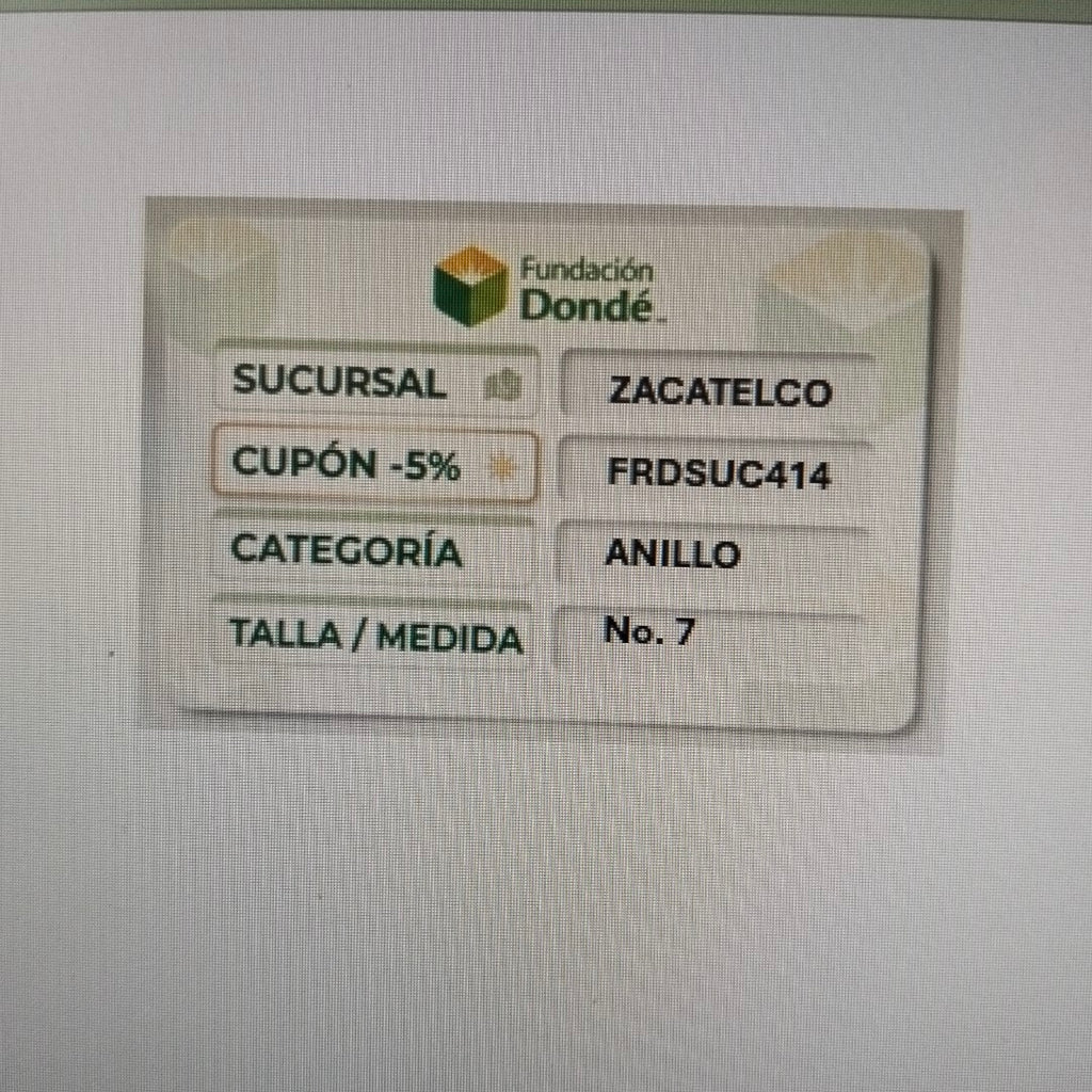 ANILLITO ORO 8 K 1,80 GRMS (SEMINUEVO)