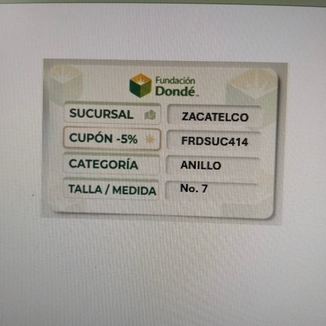 ANILLITO ORO 8 K 1,80 GRMS (SEMINUEVO)
