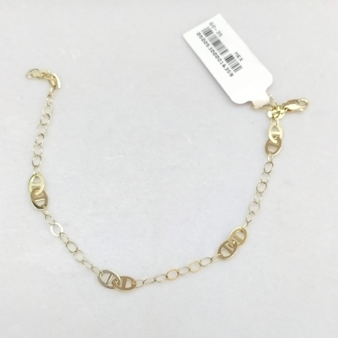 PULSERA ESPECIAL 14K 21 CM 1.8 GR (NUEVO)