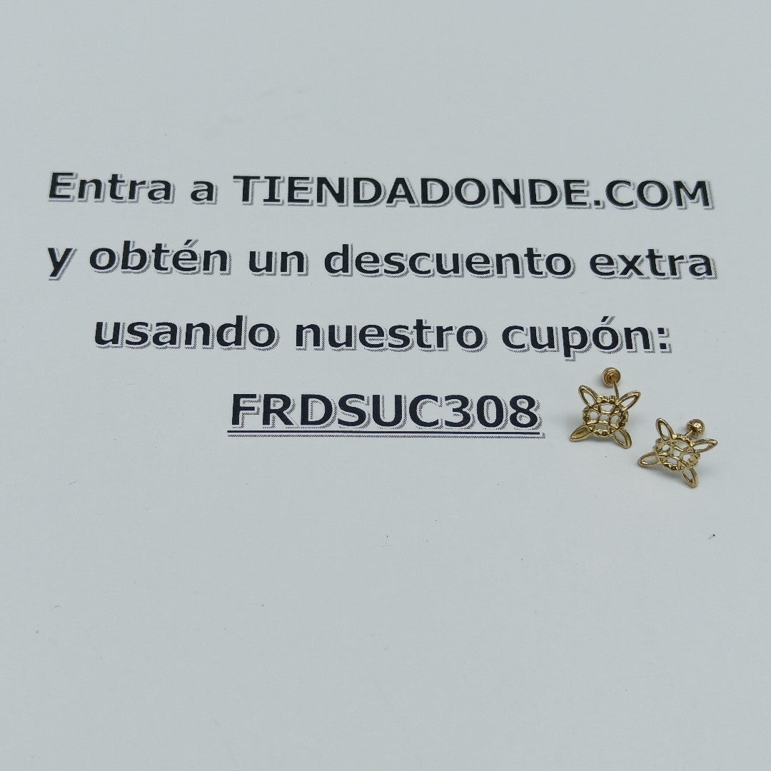 ARETES PAR ORO 10 K 0.2 GRMS (SEMINUEVO)