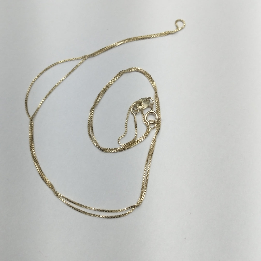 CADENA VENECIANO 14K 55 CM 1.7 GR (NUEVO)