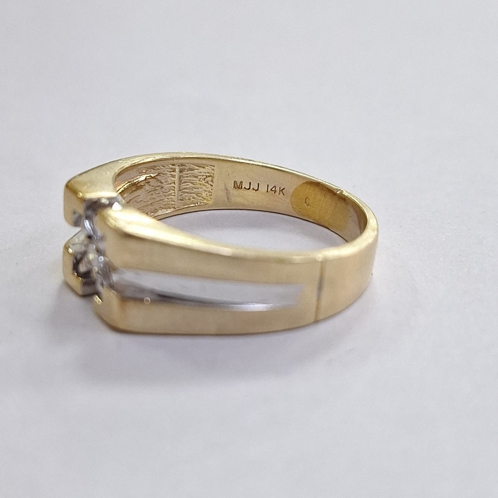 ANILLO ORO,ORO BLANCO 14 K 5,40 GRMS (SEMINUEVO)