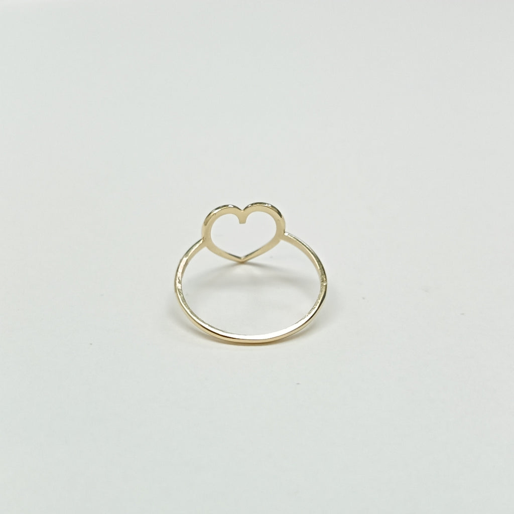 ANILLOS ANILLITO FIG CORAZON 10K TALLA 7 0.8 GR (NUEVO)