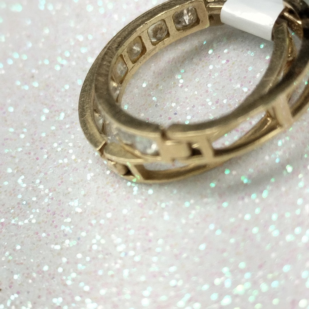 ARRACADAS PAR ORO 14 K 2,40 GRMS (SEMINUEVO)
