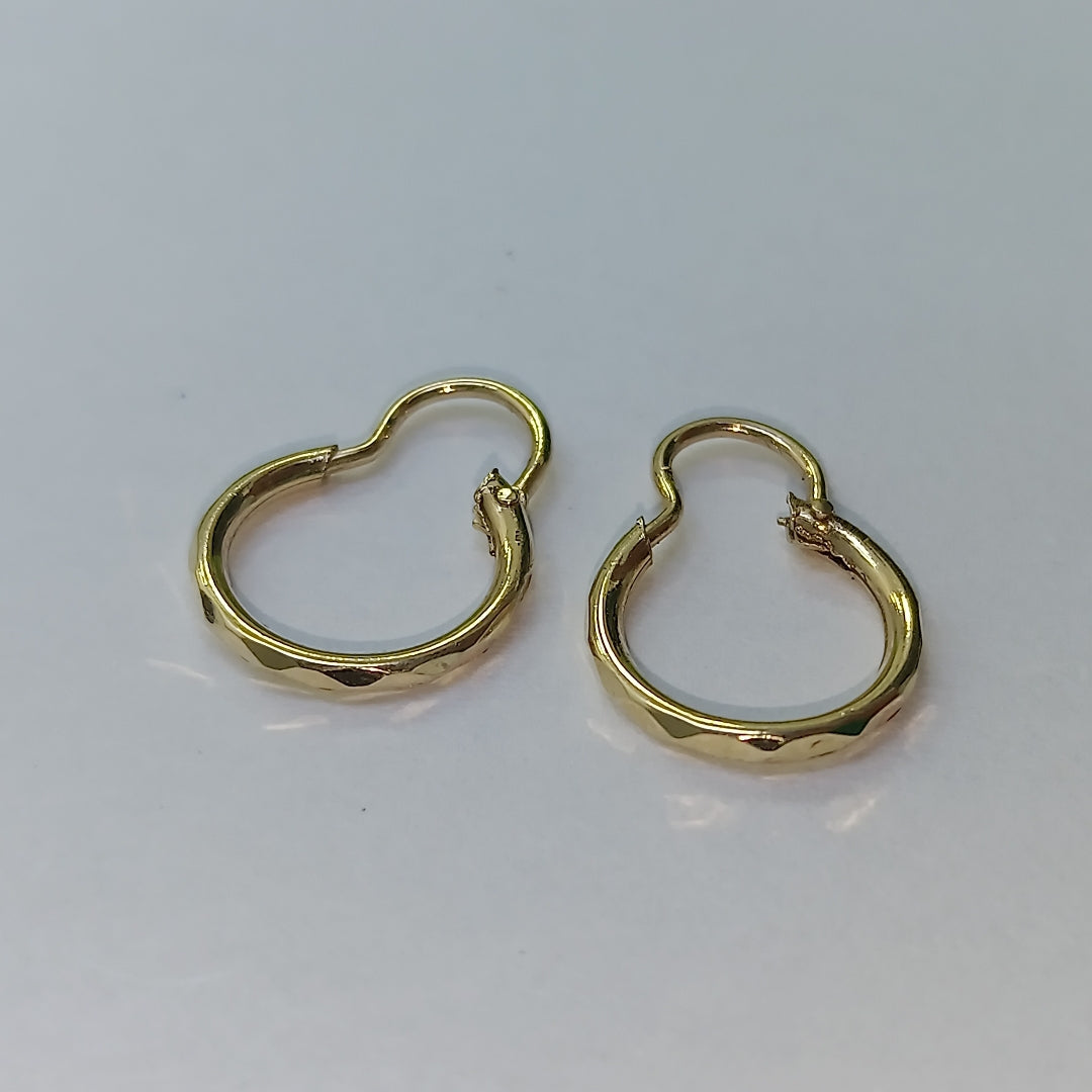 ARRACADAS PAR ORO 14 K 0,80 GRMS (SEMINUEVO)