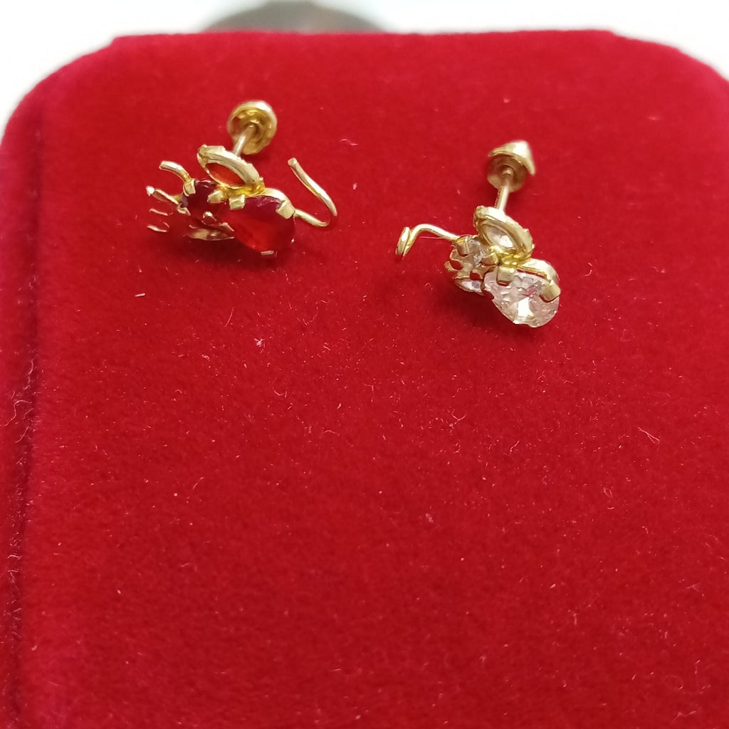 BROQUELES PAR ORO 10 K 0,40 GRMS (SEMINUEVO)