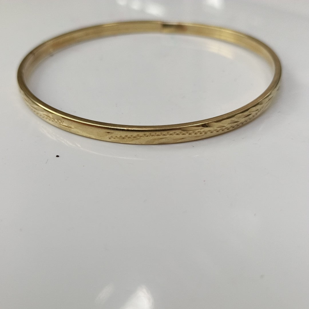 PULSERA RIGIDA ORO 10 K 5,00 GRMS (SEMINUEVO)