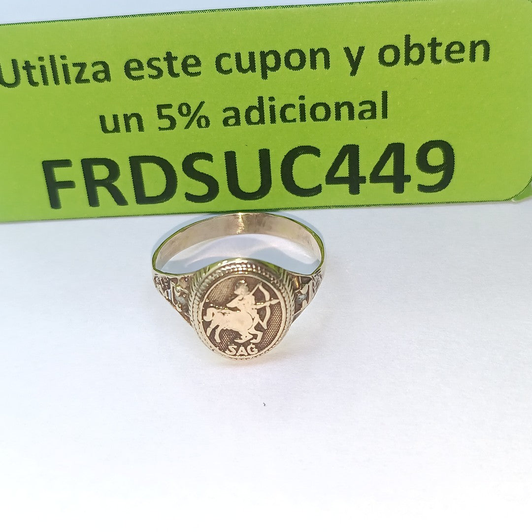 ANILLO ORO 8 K 2.6 GRMS (SEMINUEVO)