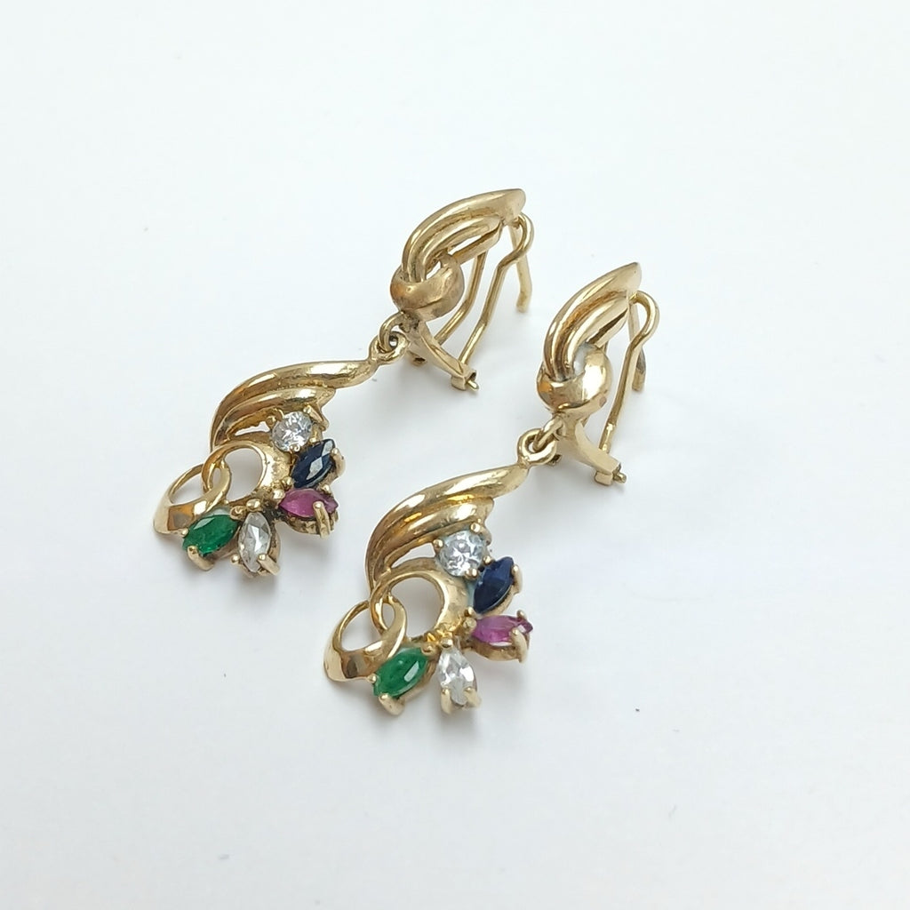 ARETES PAR ORO 10 K 4.6 GRMS (SEMINUEVO)